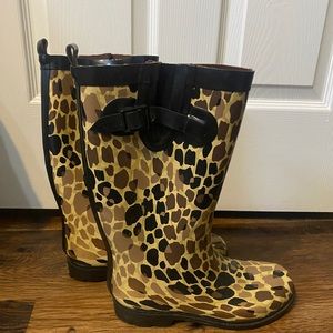 🔥3 for $10🔥 Capelli Leopard Rain Boots Size 8